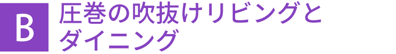 圧巻の吹き抜けリビングとダイニング