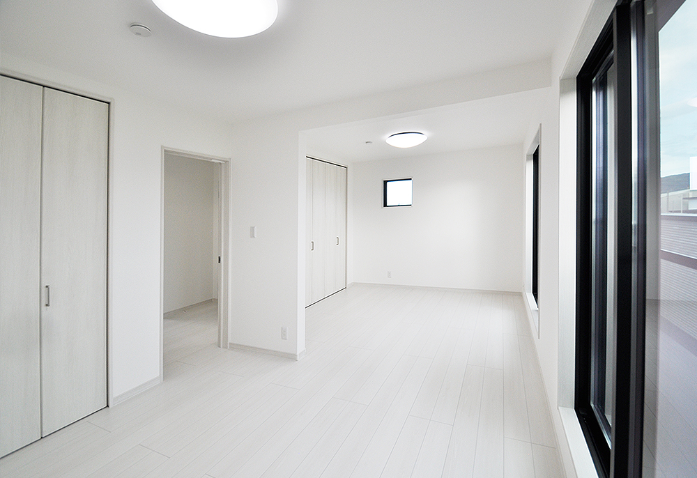 将来、ふた部屋に分けられる子ども部屋