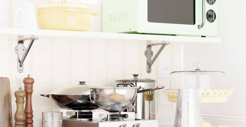 キぐるり回れる家事のしやすいキッチン