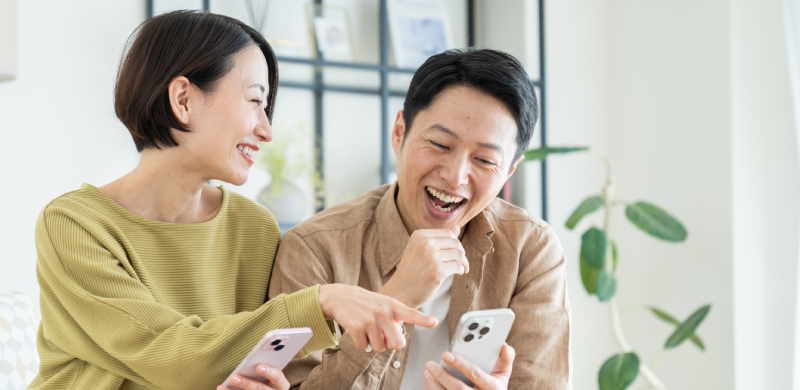 シニア世代のご夫婦に