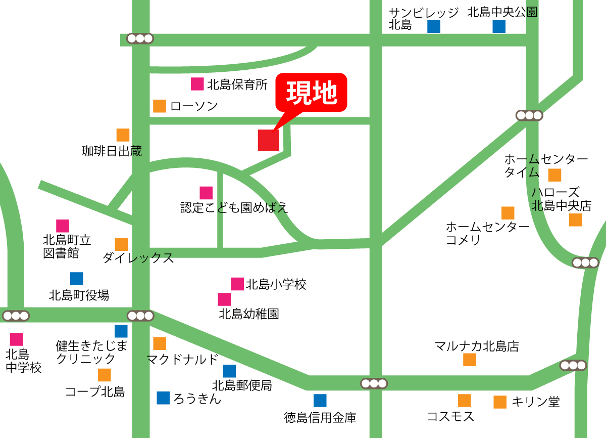 北島町中村宮北裏