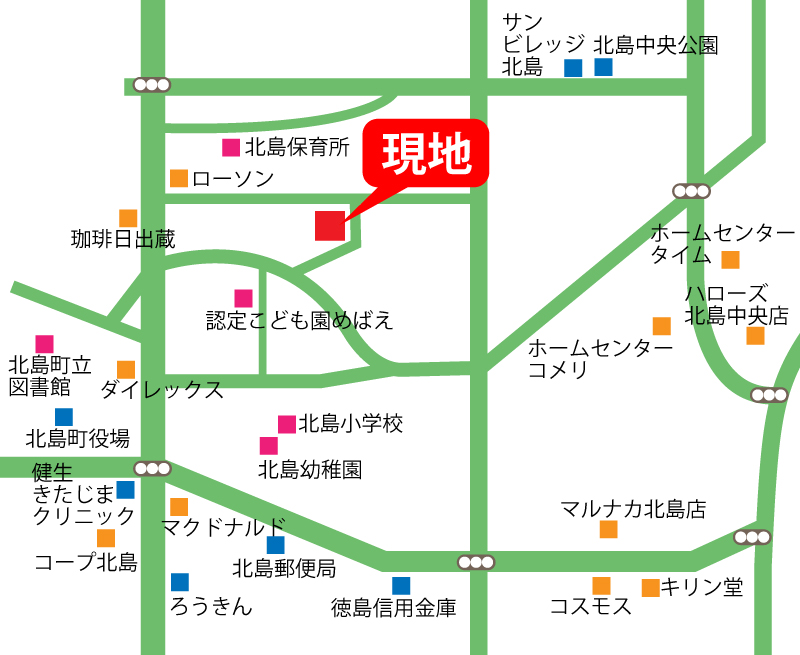 北島町中村宮北裏