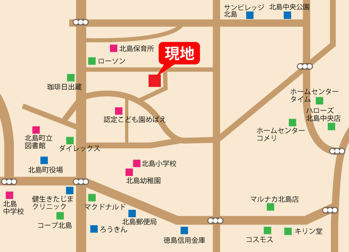 北島町中村宮北裏
