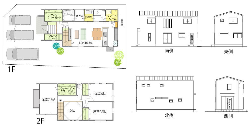 鳴門市大津町セットプラン 間取り