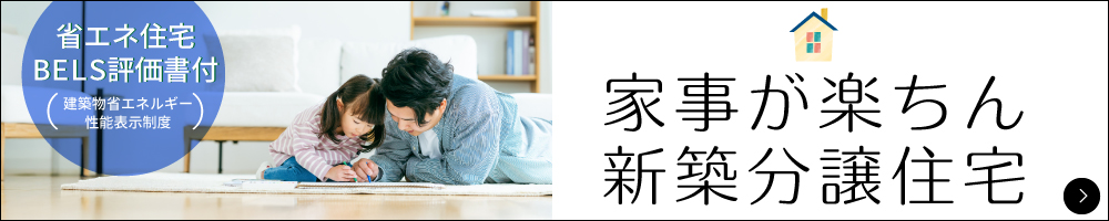 渡辺不動産の【家事が楽ちん新築分譲住宅】